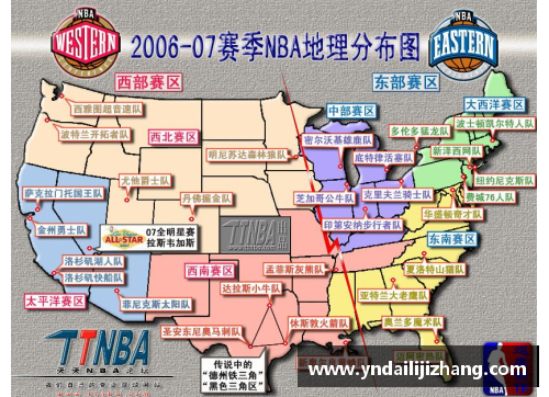 NBA球队分布：全面解析美国职业篮球联赛的地理格局